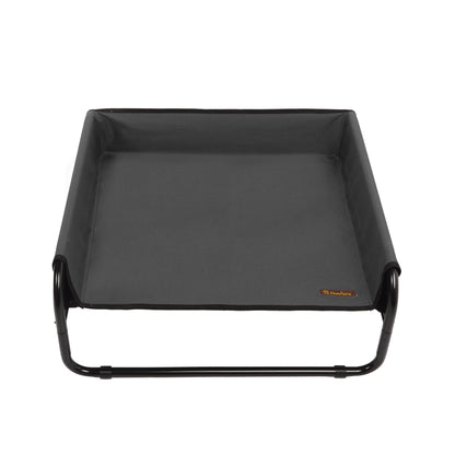 High Walled Outdoor Trampoline Pet Bed Cot - Black Charlie's Pet Products