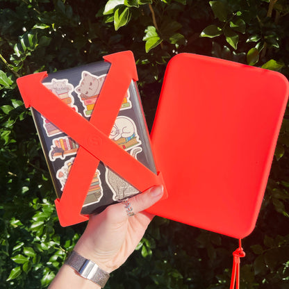 Strapsicle Neon Flame Kindle Straps and Neon Flame Clutch Kindle Bag with handle  - Buy Kindle Accessories Direct